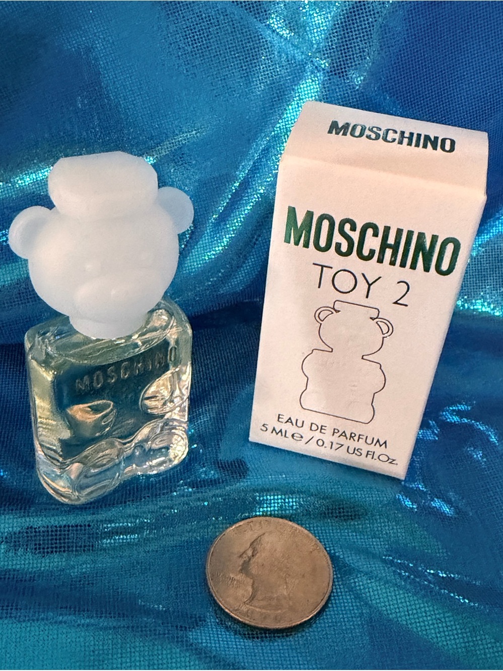 Moschino Toy 2 mini travel .17 NWT FINAL MARKDOWN